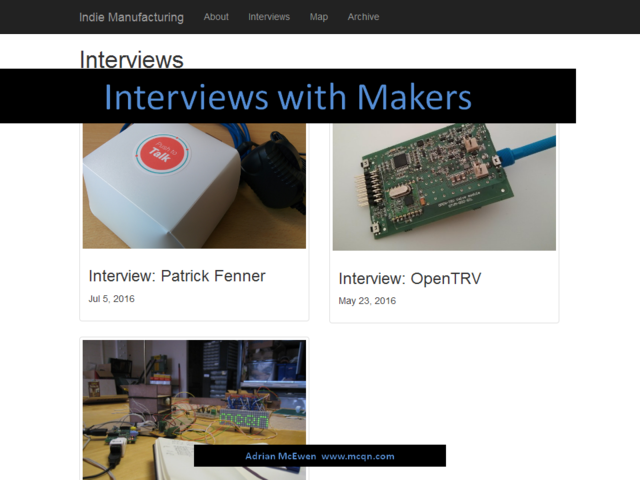 Interviews with Makers