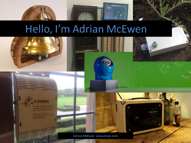 Hello, I'm Adrian McEwen